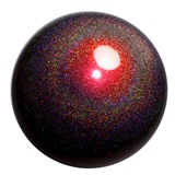 Chacott "Jewelry" Ball with a Combination of Brilliant Metallic and Holographic Shines - Color: Garnet; Rubber; 18.5cm; 400+g; Comes in Chacott Box; F.I.G. Approved; Imported from Japan