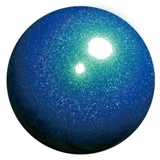 Chacott "Jewelry" Ball with a Combination of Brilliant Metallic and Holographic Shines - Color: Lapis Lazuli; Rubber; 18.5cm; 400+g; Comes in Chacott Box; F.I.G. Approved; Imported from Japan