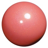 Chacott \"Prism\" Ball with a Combination of High Intensity Bright Colors and Holograms - Color: Honey Pink; Rubber; 18.5cm; 400+g; Comes in Chacott Box; F.I.G. Approved; Imported from Japan