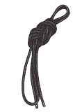 Chacott "Gym" Rope - Black; F.I.G. Approved