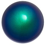 Chacott "Cosmic" Ball with Iridescent Finishing (appears to change color) - Color: Blue Emerald ; Rubber; 18.5cm; 400+g; Comes in Chacott Box; F.I.G. Approved; Imported from Japan