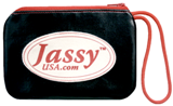Jassy USA Shoe Pouch - Color: \"METALLIC BLACK\"; Made in USA!