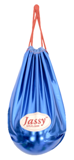 Jassy USA Ball Bag - Color: \"METALLIC BLUE\"; Made in USA!