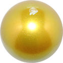 Pastorelli New Generation Glitter Finishing High Vision Ball - Color: Gold; Rubber; 18.5cm; 400+g; F.I.G. Approved; Imported from Italy