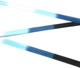 Fieria Ribbon \"Elite Multicolor Plus\" - Black-Dark Blue-Sky Blue-White; 6M; Imported