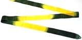 Fieria Double Color Ribbon "Championship" - Dark Green & Yellow; 6M; Imported