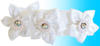 Pastorelli "SPRING" Elastic Hair Band; Color: White; Hand made in Italy