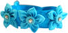 Pastorelli "SPRING" Elastic Hair Band; Color: Sky Blue; Hand made in Italy