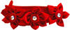 Pastorelli "SPRING" Elastic Hair Band; Color: Red; Hand made in Italy