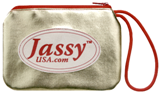 Jassy USA Shoe Pouch - Color: \"METALLIC GOLD\"; Made in USA!