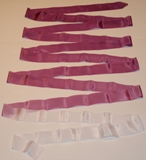 Fieria Gradual Color Ribbon "World Cup" - Purple/White; 6M; Imported x