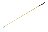 Fieria "Metallic Color" Rubber Grip Stick - 60cm; Color: Metallic Gold with Black Rubber Grip; Comes with the Stick Holder; Imported