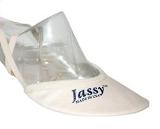 Jassy USA - "LS01BL" - Upper: Micro-Suede, Sole: Genuine Leather; Color - "BISQUE"; Low cut; Made in USA!