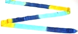 Fieria Multicolored Ribbon "Olympic" - Blue-Light Blue-Yellow; 6M; Imported