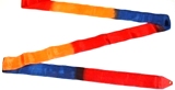Fieria Multicolored Ribbon \"Olympic\" - Blue-Orange-Red; 6M; Imported