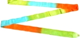 Fieria Multicolored Ribbon "Olympic" - Green-Orange-Light Blue; 6M; Imported