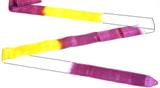 Fieria Multicolored Ribbon \"Olympic\" - Purple-White-Yellow; 6M; Imported