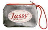 Jassy USA Shoe Pouch - Color: "METALLIC PLATINUM"; Made in USA!