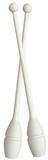Pastorelli Clubs - 41 cm, Color: White; Plastic; Top Quality; F.I.G. Approved