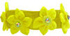 Pastorelli \"SPRING\" Elastic Hair Band; Color: Yellow; Hand made in Italy