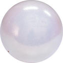 Pastorelli New Generation Glitter Finishing High Vision Ball - Color: White; Rubber; 18.5cm; 400+g; F.I.G. Approved; Imported from Italy