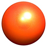 Chacott \"Prism\" Ball with a Combination of High Intensity Bright Colors and Holograms - Color: Orange; Rubber; 18.5cm; 400+g; Comes in Chacott Box; F.I.G. Approved; Imported from Japan
