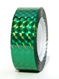 Fieria "SQUARES" Metallic Glitter Adhesive Tapes; Color: Green