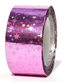 Fieria \"STARS\" Metallic Glitter Adhesive Tapes; Color: Pink
