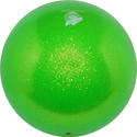 Pastorelli New Generation Glitter Finishing High Vision Ball - Color: Fluorescent Green; Rubber; 18.5cm; 400+g; F.I.G. Approved; Imported from Italy