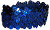 Pastorelli "QUEEN" Elastic Hair Band; Color: Blue; Hand made in Italy