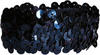 Pastorelli "QUEEN" Elastic Hair Band; Color: Midnight Blue; Hand made in Italy