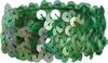 Pastorelli \"QUEEN\" Elastic Hair Band; Color: Prismatic Green; Hand made in Italy