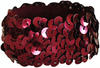 Pastorelli "QUEEN" Elastic Hair Band; Color: Reddish Purple; Hand made in Italy