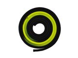 Venturelli \"PL-DD\" Multicolored Rope; Color: Black - Neon Yellow; FIG Approved; Made in Italy