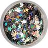 Pastorelli Glittering Powder - Color: \"Silver Star Shaped\", Imported from Italy