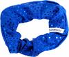 Pastorelli "SISSI" Elastic Hair Band; Color: Blue; Hand made in Italy