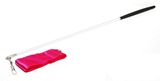 Fieria Ribbon and Stick Combination; 2 Meters Ribbon/38 cm Stick; Color: Fuchsia (Dark Pink); Imported